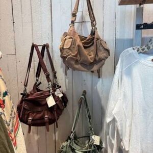 NWT! Free People Palermo Suede Shoulder Bag  - Retail $168